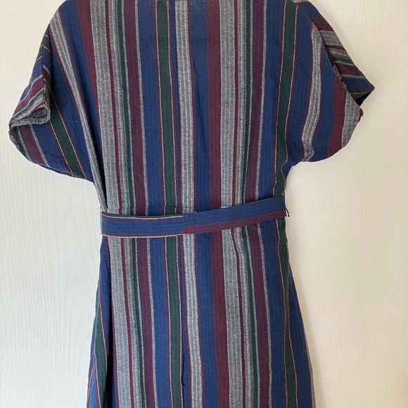 Polagram Multicolor Striped Midi Dress - Picture 5 of 9